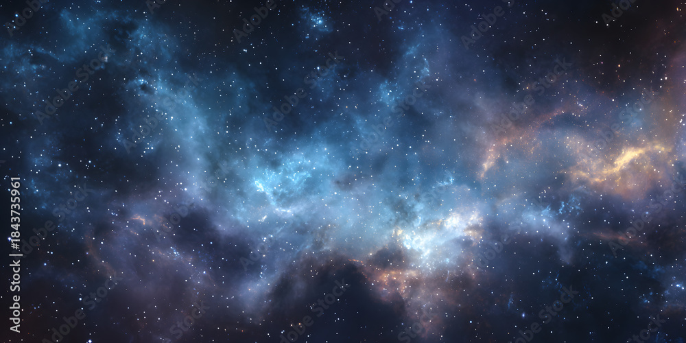 Obraz premium Deep space starscape celestial nebula universe vastness concept minimalist