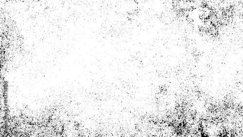 Grunge texture with black speckles on white background