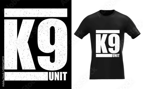 K9 Police Officer Graphic Off Duty Cops Guard Dog