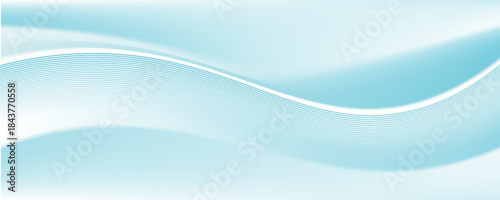 Abstract blue wave background, minimal wave design concept, vector illustration. for banner, banner.