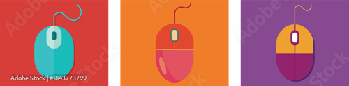  Computer mouse vektor Design