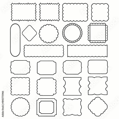 set of vintage frames