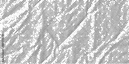 Abstract grainy texture with diagonal lines and scattered dot patterns