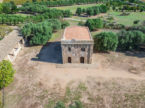 Church of Santa Maria di Sibiola in Serdiana. Sardinia, Italy