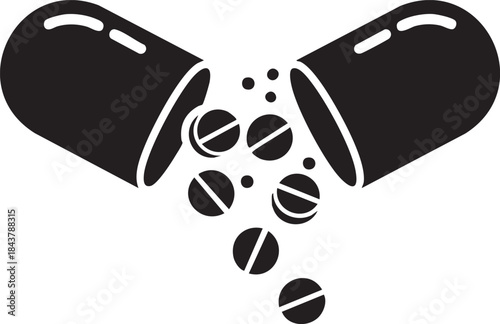 Capsule Medicines Healthcare Medical Treatment Concept