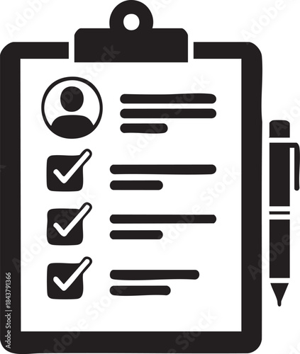 Checklist Task Completion Management Concept