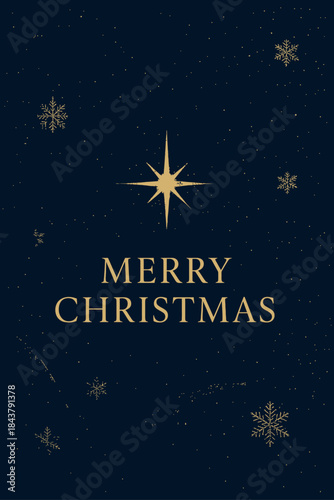 christmas background with snowflakes