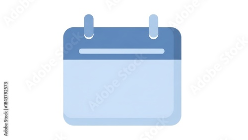 Minimal flat calendar icon for UI