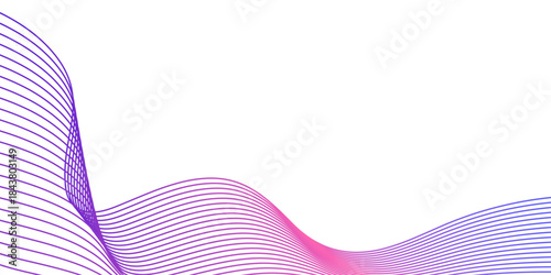 Abstract background, line wave element, sound spectrum equalizer wallpaper, vector futuristic particle technology illustration.