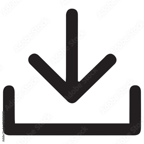 Download Arrow Outline Icon