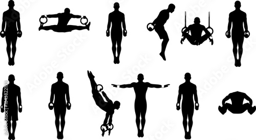 Breakdance Silhouette Move Poses Collection