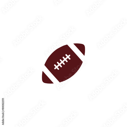American Football icon logo flat vector design