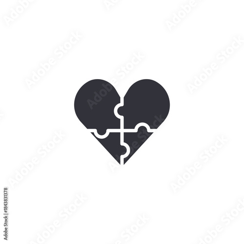 Broken heart icon representing heartbreak, emotional pain, relationship issues, sadness, and love problem symbolism.