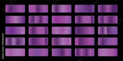 Set of Purple Gradients Background, Abstract Purple Gradient Collection Background Vector