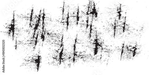 Black and white vector pattern of chaotic pencil scribbles and lines. Background template. Hand drawn illustration. EPS10.