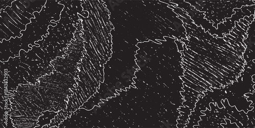 Black and white vector pattern of chaotic pencil scribbles and lines. Background template. Hand drawn illustration. EPS10.