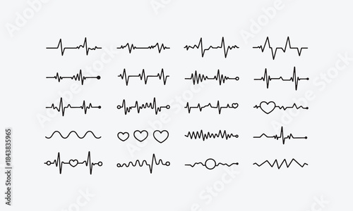 Periodic table with mathematical formulas on white background