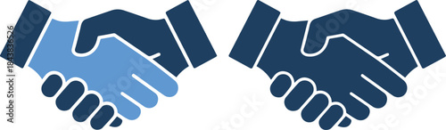 Two hands shaking in a business agreement