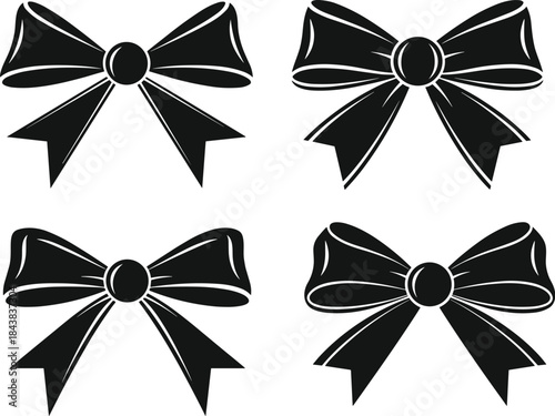 Diverse Headphone and Headset Silhouette Vector Set, Audio, Music, Communication, Technology, Sound, Gaming, and Call Center Equipment Graphic.