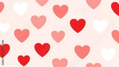 Minimal seamless heart pattern.