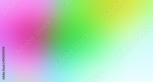 bright gradient pink green yellow defocused colorful abstract blurred background
