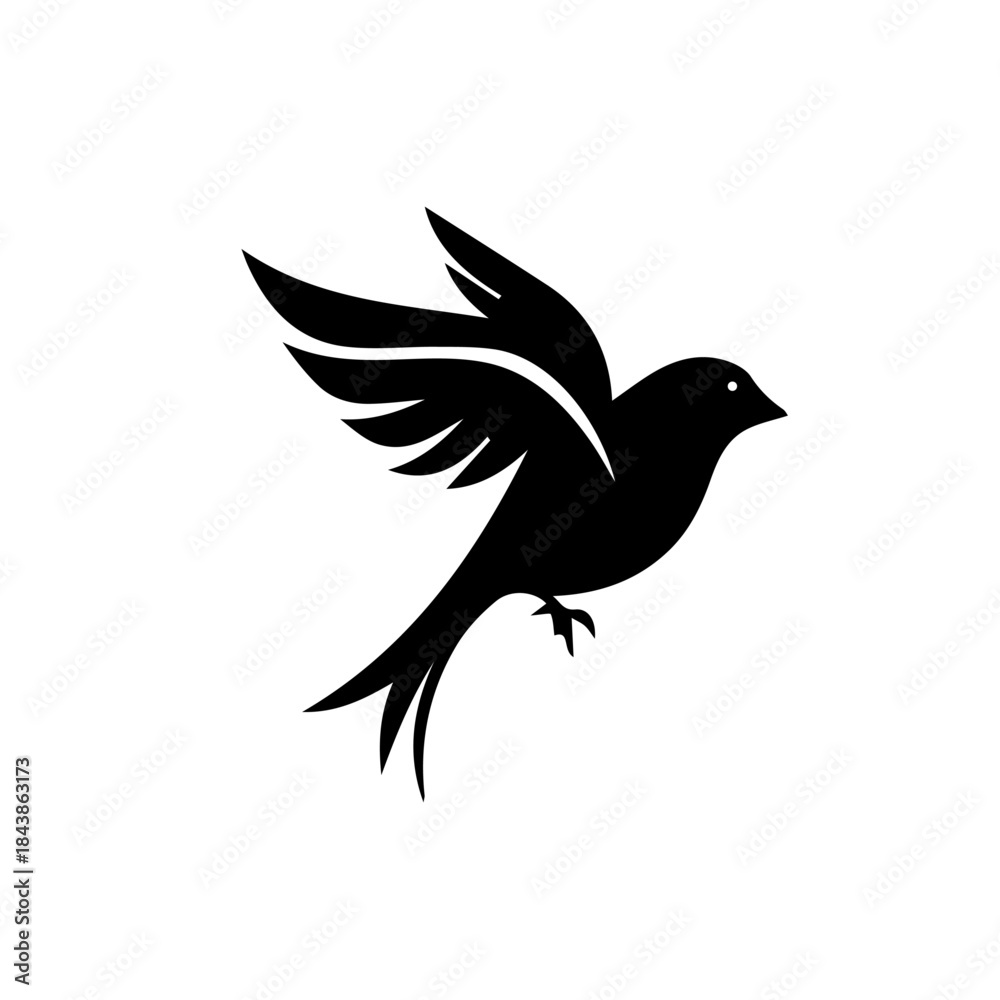 Obraz premium Sparrow vector illustration