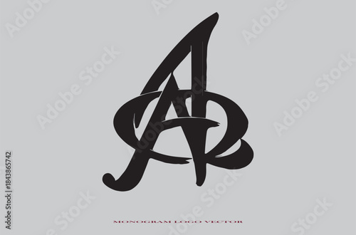 AN letter mark and monogram branding logo design with a leaf. And your best choice.	