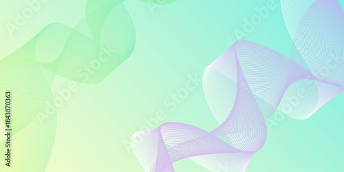 Dynamic minimal smoke sound line. Energy abstract smooth colorful gradient frequency isolated element creative blend. Science tech swirls with thin twisted connected vibration simple grid.
