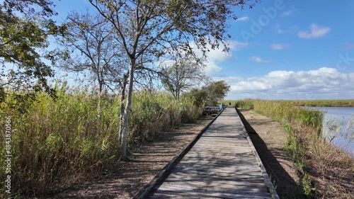 Anahuac National Wildlife Refuge, one of the region's best places for birdwatching and wildlife viewing.