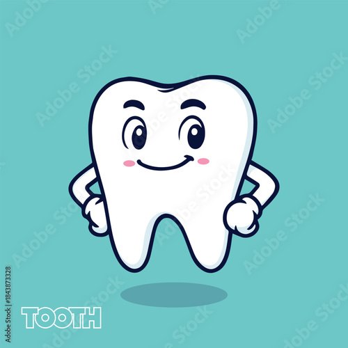 cute tooth Superhero Stance tooth,teeth,dental,dentistry,dentist,smile,oral,health,hygiene,clean,care,whitening,brace,braces,implant,cavity,decay,enamel,gum,gums,molar,incisor,canine,orthodontic,prost