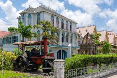Cuadro en lienzo Guyana, Georgetown, the colonial building of the City Hall