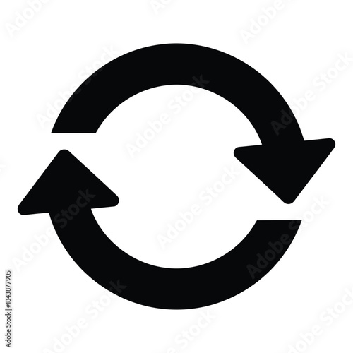 Circular arrows indicating cycle or refresh