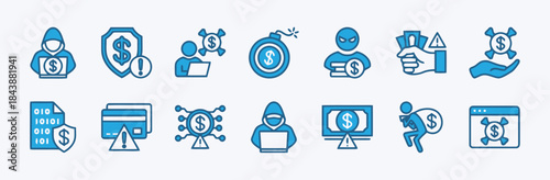 Cyber security and fraud hacker virus