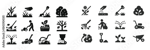 Gardening and Lawn Care tools plants