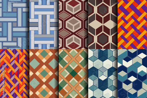 Pack of patterns Parquet Flooring