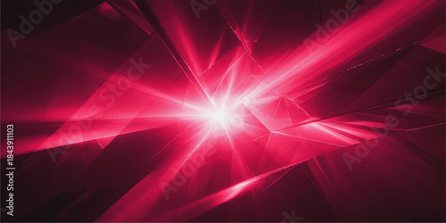 Abstract glowing space background with bright blue and purple stars, light, and fractal energy motion design texture