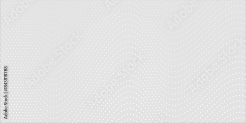 Dot white gray wave light technology texture background. Abstract big data digital concept
