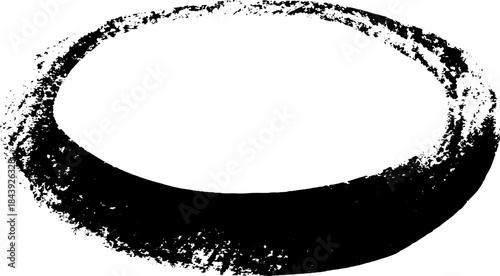 Abstract grunge torque design for creative projects in black and white