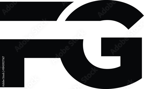 Vector FG minimalist logo