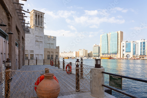 Photography Old town in Al Seef Cultural Historical District