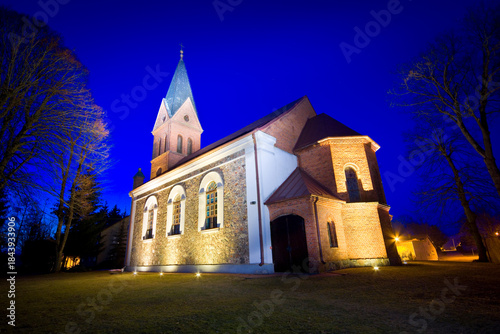 Church in Sterlawki Wielkie in Masuria, Poland