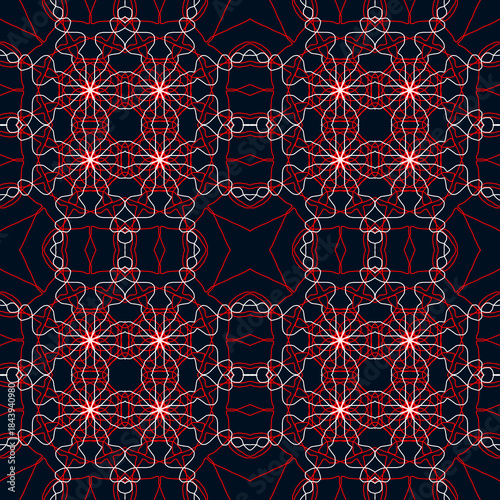 Seamless Christmas pattern. Merry Christmas and Happy New Year. Abstract pattern and texture