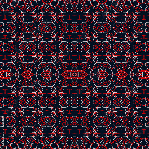 Seamless Christmas pattern. Merry Christmas and Happy New Year. Abstract pattern and texture