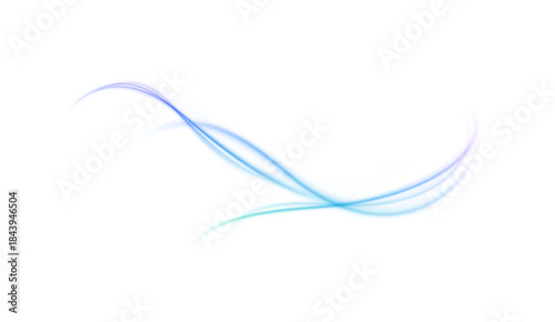 Streams of motion symbolize the flow of futuristic data in a glowing neon network. Curved arcs, sharp zigzags, and dynamic curves illuminate the digital space. PNG with a transparent background.