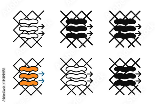 Supersolid Atomic Layers. Abstract visualization of atomic layers moving without friction inside crystalline lattice, representing