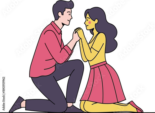 man and woman