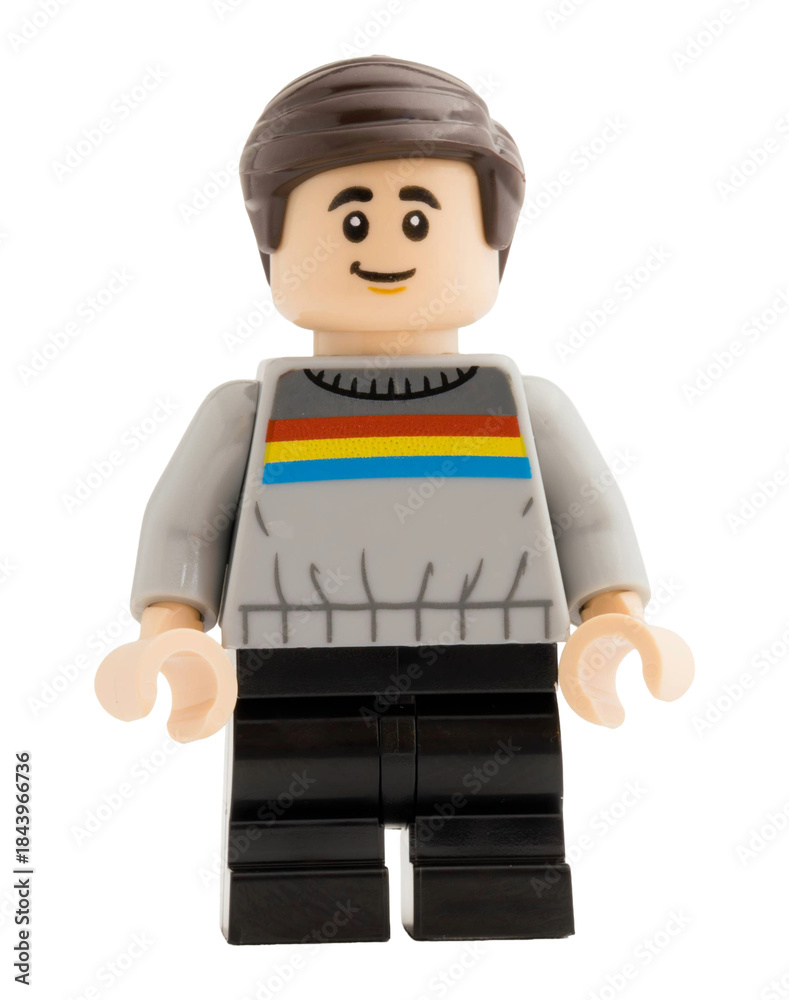 Obraz premium Dortmund - Deutschland 13. Dezember 2025 - Lego Figur Wesley Crusher der Enterprise