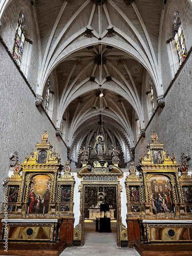 Interior of Miraflores Charterhouse Monastery, Burgos, Spain