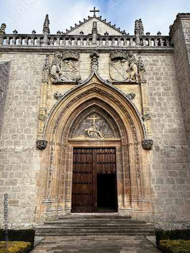 Entrance Gate of Miraflores Charterhouse, Burgos, Spain
