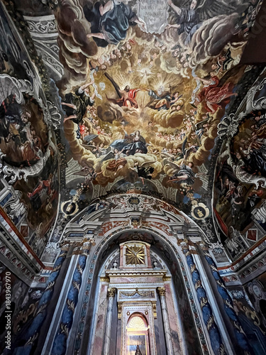 Interior of the Chapel of Saint Mary at Miraflores Charterhouse, Burgos, Spain